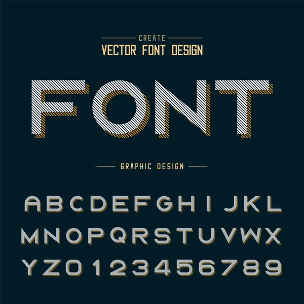 font ve alfabetik vektör arkaplan, harf ve metin grafik sanat tasarımı.