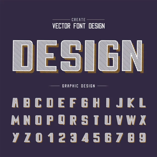 font ve alfabetik vektör arkaplan, harf ve metin grafik sanat tasarımı.