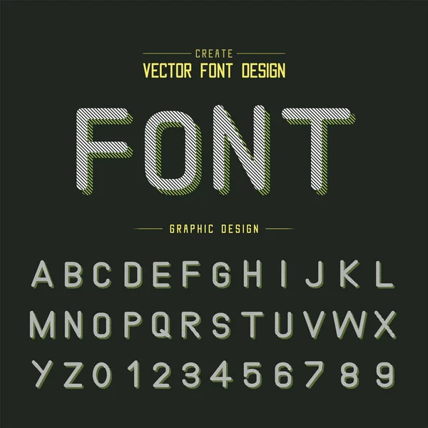 Шрифт Абетковий Вектор Фоні Літера Текстовий Графічний Дизайн — стоковий вектор
