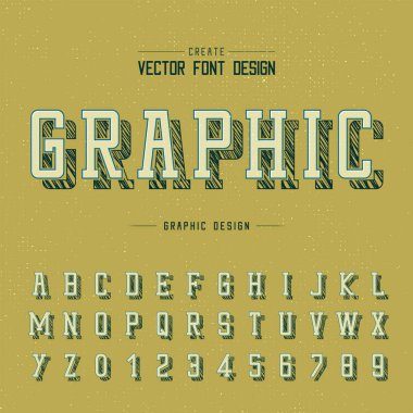 Doku arkaplanı üzerine yazı tipi ve alfabe vektörü, yazı karakteri ve betik tasarımı yazılıyor