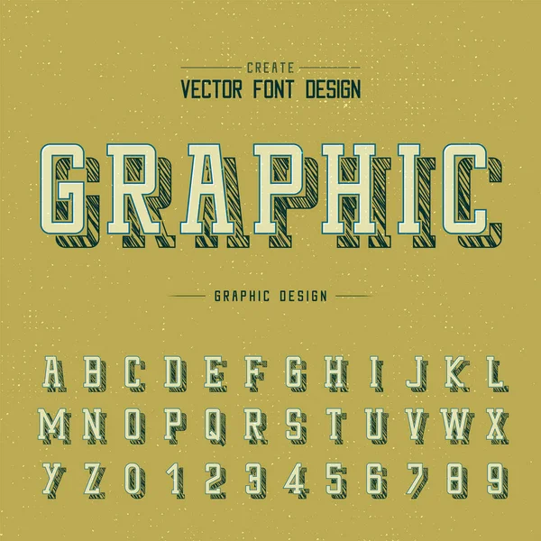 Fonte Vintage Vetor Alfabeto Tipo Escrita Design Script Fundo Textura — Vetor de Stock