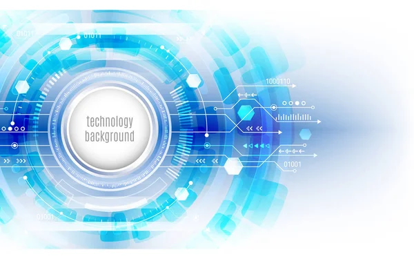 Abstract Global Technology Concept Digital Internet Communication Connection Structure Tech — Stock Vector