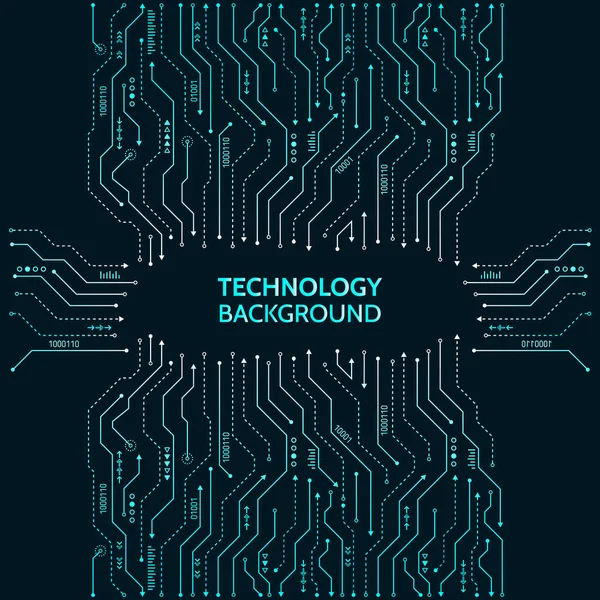 Circuit board vector illustration — Stock Vector