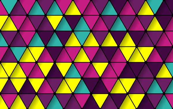 Abstrakter minimalistischer Hintergrund mit Dreiecken. — Stockvektor