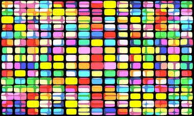 Tasarım afiş, afiş, kapak için dekoratif vitray desen.