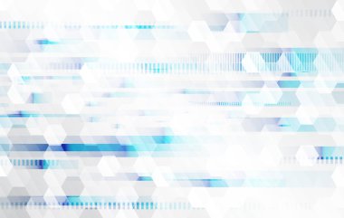 Teknoloji, tıp ve bilim çokgen grafik kavramı.