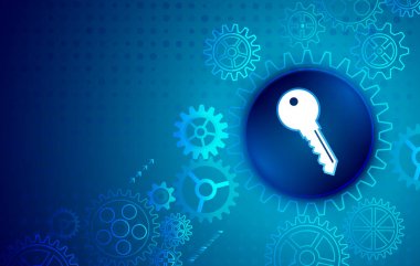 İş ve internet projesi için siber güvenlik. Veri güvenliği hizmetlerinin vektör çizimi.