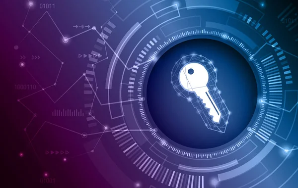 Veri güvenliği sistemi, bilgi veya ağ koruması. Siber güvenlik ve veri koruması