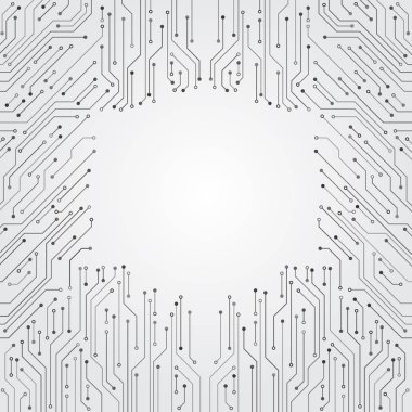 Yüksek teknoloji teknolojisi arka plan dokusu. Devre kartı minimal desen.