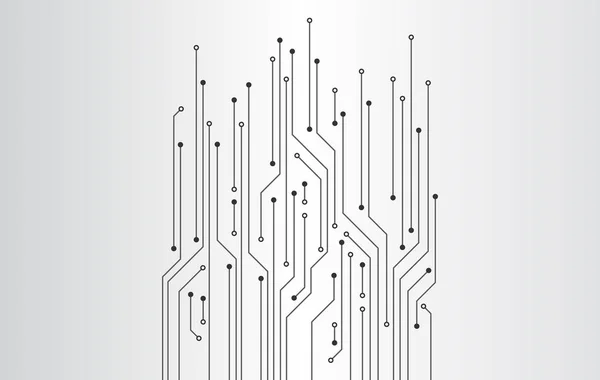 Patrón mínimo de placa de circuito. Ilustración del vector científico . — Archivo Imágenes Vectoriales