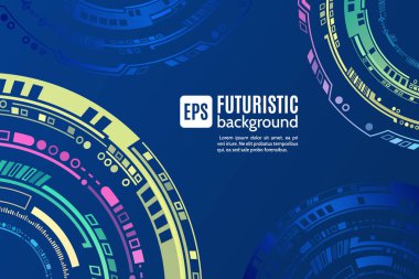 Yüksek teknolojiiletişim konsepti. Bağlantı yapısı vektör çizimi.