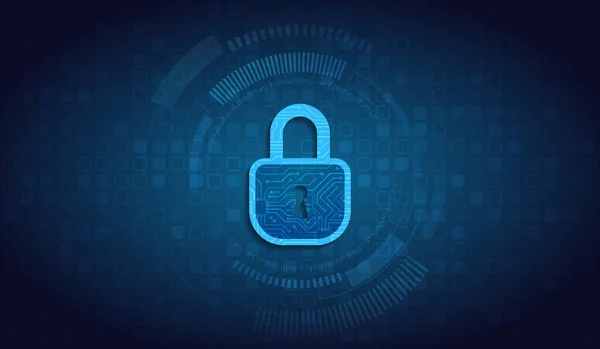 Protección Datos Privacidad Concepto Seguridad Internet Ciberseguridad Para Empresas Proyectos — Vector de stock