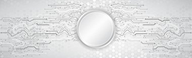 Geniş soyut modern fütüristik, teknoloji geçmişi. Yüksek teknoloji dijital iletişim. Devre teknolojisi geçmişi. Elektronik anakart.
