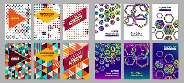 Renkli Geometrik Mozaik Tasarımı Kapsar Üçgen Çok Renkli Desen Eps10 — Stok Vektör
