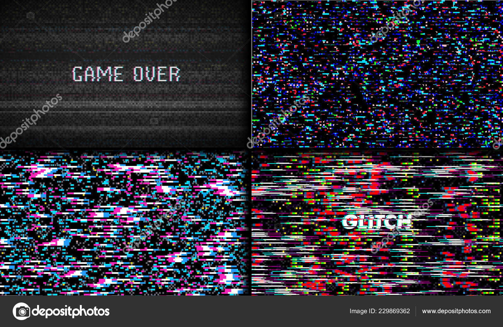 computer glitch texture