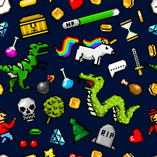 Skate em pixel art de 8 bits para ativos de jogos em ilustração vetorial