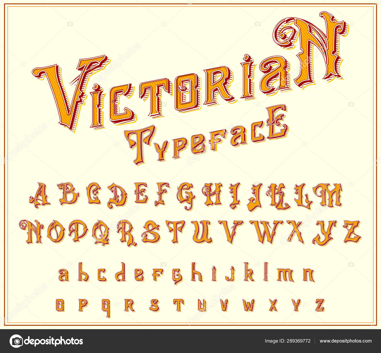 Victorian Alphabet In Ancient Antique Old Vintage Typeface, 49 OFF