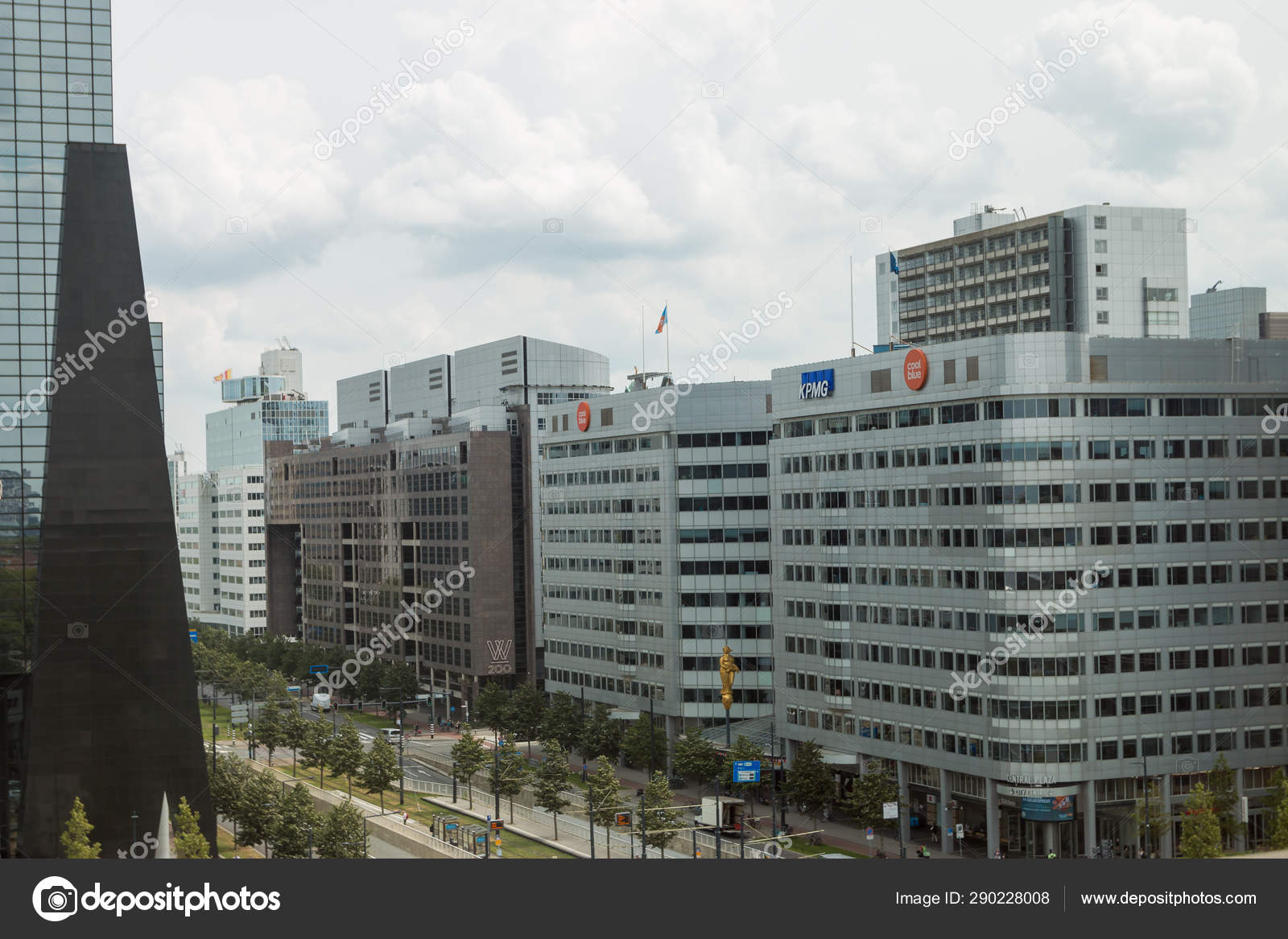 Rotterdam Netherlands July 2019 Modern Architecture Rotterdam