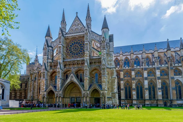 London United Kingdom May Westminster Abbey Old Historic Church Famous — Stock Photo, Image