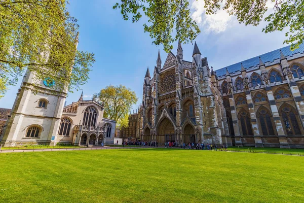 London United Kingdom May Westminster Abbey Old Historic Church Famous — Stock Photo, Image