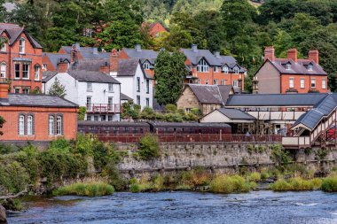 Llangollen Tren İstasyonu North Wales, İngiltere'de görünümünü