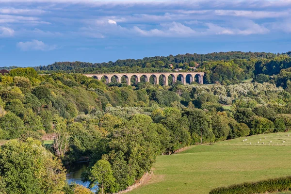 Scenic View Ancient Bridge Countryside North Wales — Stock Photo, Image