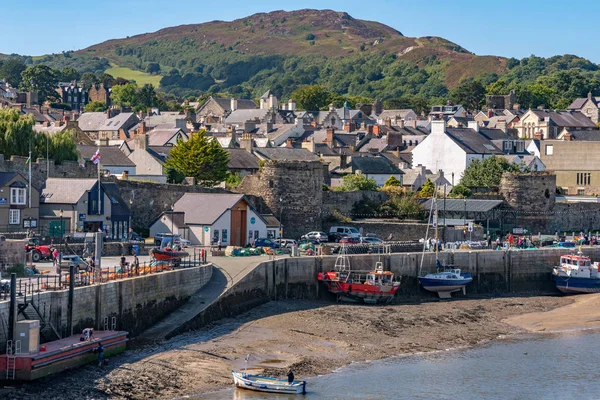 Conwy Reino Unido Setembro Esta Uma Vista Cidade Conwy Uma — Fotografia de Stock