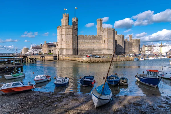 Caernarfron United Kingdom September View Caernarfon Castle Historic Castle World — 图库照片