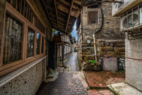 Chongqing China September Traditional Chinese Architecture Small Alley Ciqikou Ancient — Stock Photo, Image