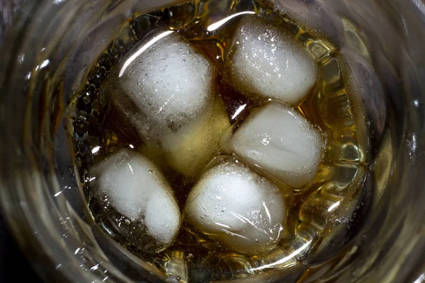 Whiskey Glass Ice — Stock Photo, Image