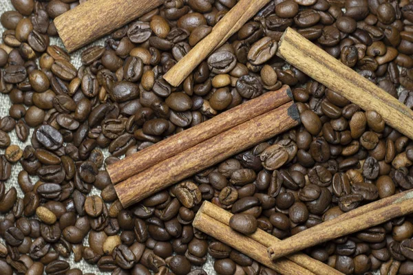 Kawa Cynamonem — Zdjęcie stockowe