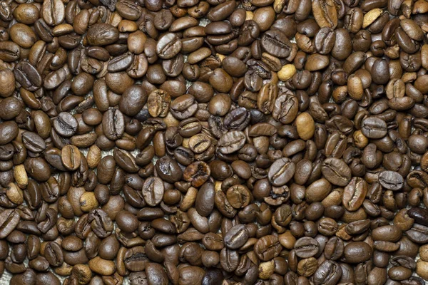 Ziarna Kawy Aromat Tekstura — Zdjęcie stockowe