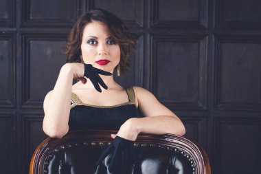 Kabare çok seksi kız. kabare, seksi, retro,