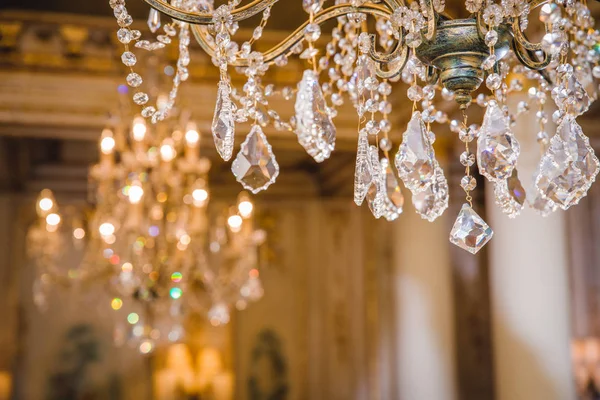 avizeler altında tavana asılı. polovtsov konak - iç mimar'ın evi, st.petersburg, Rusya Federasyonu