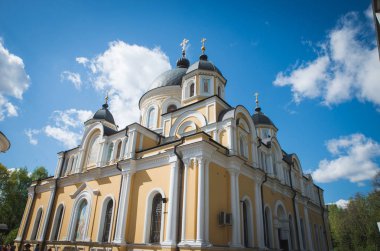 Moskova, Rusya 'daki St. Peter ve Fevronia Kilisesi (Pokrovsky) Rus Ortodoks Kilisesi manastırında Murom