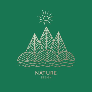 Doğanın vektör logosu