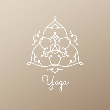 Logo soyut doğa Mandala