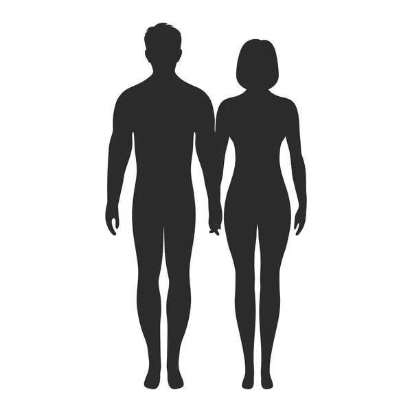 Silhouette Man Woman Child White Background Stock Vector by ©Elena3567 ...