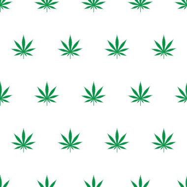 İllüstrasyon keneviri pürüzsüz vektör deseni arkaplanı bırakır.