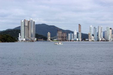 Şehir görünümünü Balneario Camboriu, Santa Catarina, Brezilya