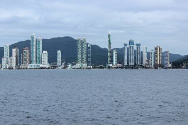 Şehir görünümünü Balneario Camboriu, Santa Catarina, Brezilya