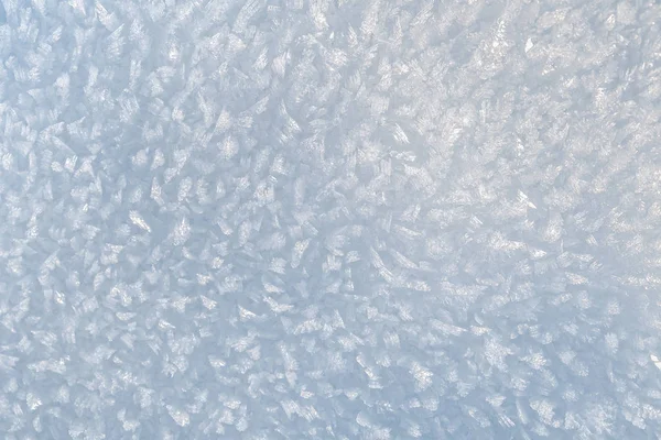 Fundo Neve Cristalizado Intempérie Neve Espinhosa Natural — Fotografia de Stock