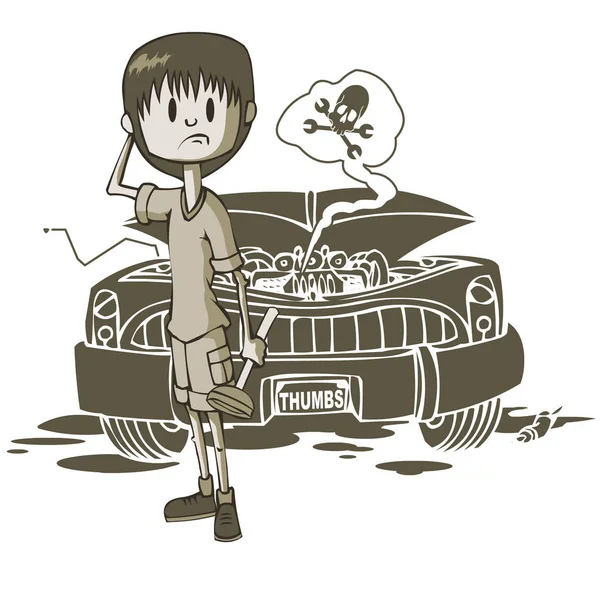 Genç adam mekanik otomatik sıkıntılar yaşanıyor