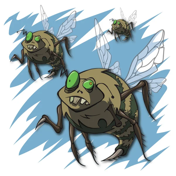 Bee Zombies Een Undead Semi Verslechterde Toestand — Stockfoto
