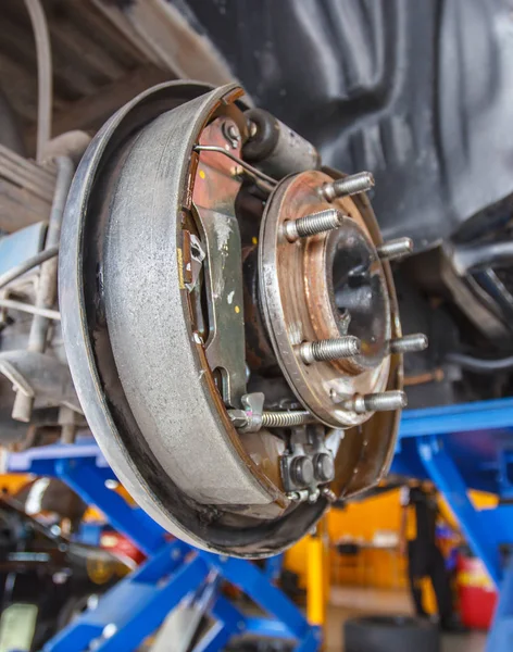 Maintenance Car Brakes Hub Garage — Stock Photo, Image