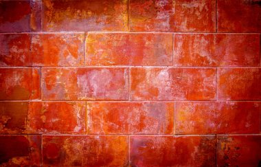 Eski vintage tuğla duvar güzel arka plan.