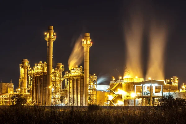 Dawn Image Industry Area Power Plant Beautiful — Stock Photo, Image