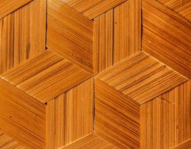 Wickerwork bambu sepet doku güzel ve arka plan