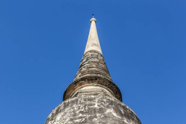 Eski Pagoda eski Wat Yai Chaimongkol Phra Nakhon Si Ayutthaya, Tayland