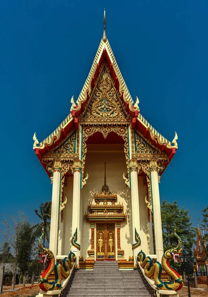 Όμορφο Τέμπλο Ταϊλανδέζικη Τέχνη Της Πίστης Στην Ταϊλάνδη — Φωτογραφία Αρχείου